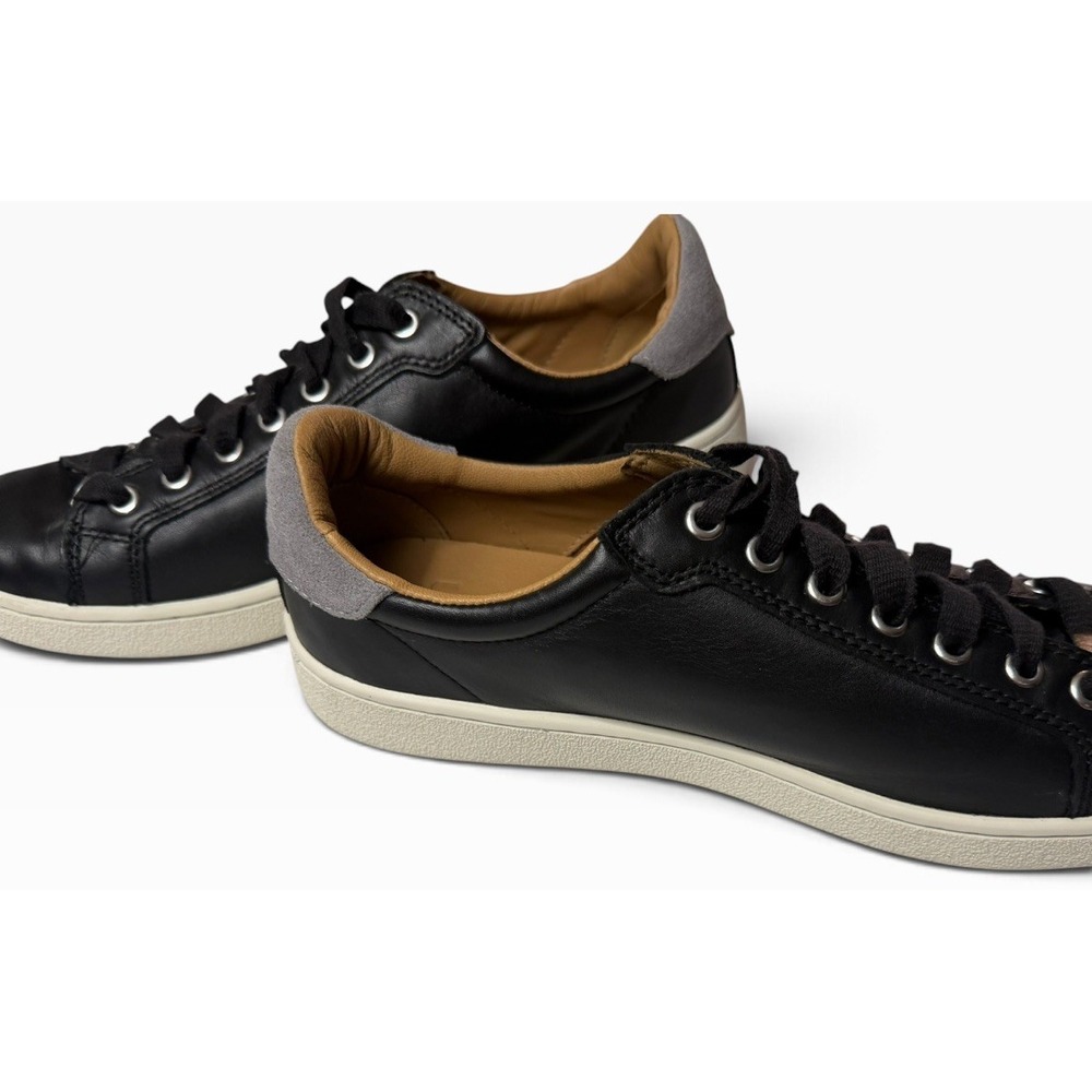 UGG Milo Spill Seam Womens Size 10 Black Athletic Lace Up Shoes Sneakers 1097009